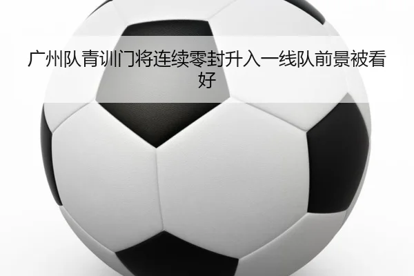 广州队青训门将连续零封升入一线队前景被看好 - hth.conapp
